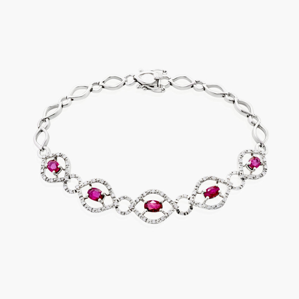 Ruby & Diamond Bracelet