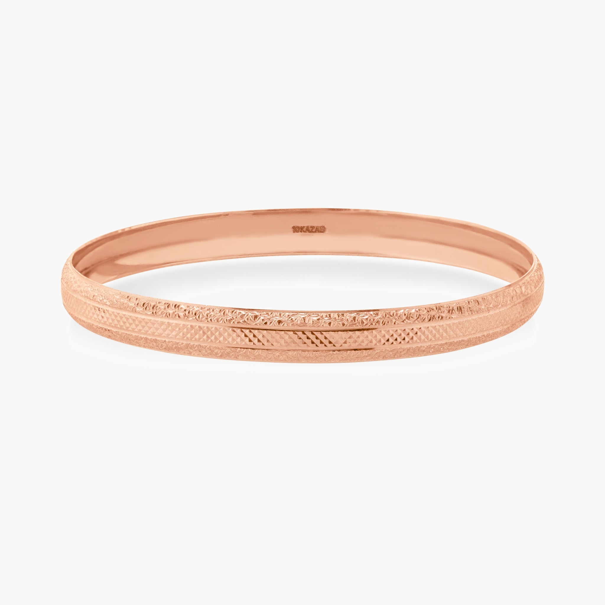 Engraved bangle fancy border