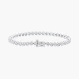 Diamond flower bracelet