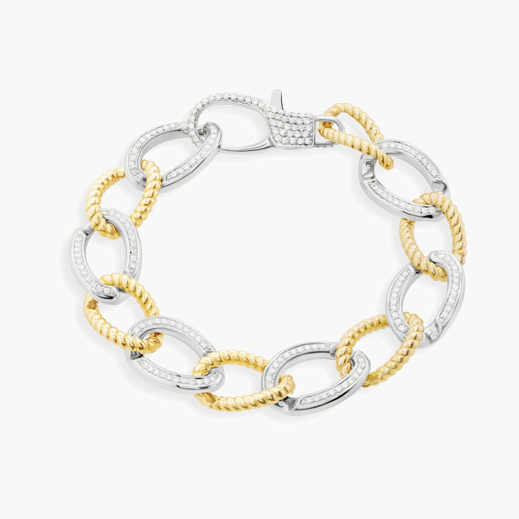 Diamond Curb Link Bracelet