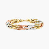 Gold Woven Link Bracelet