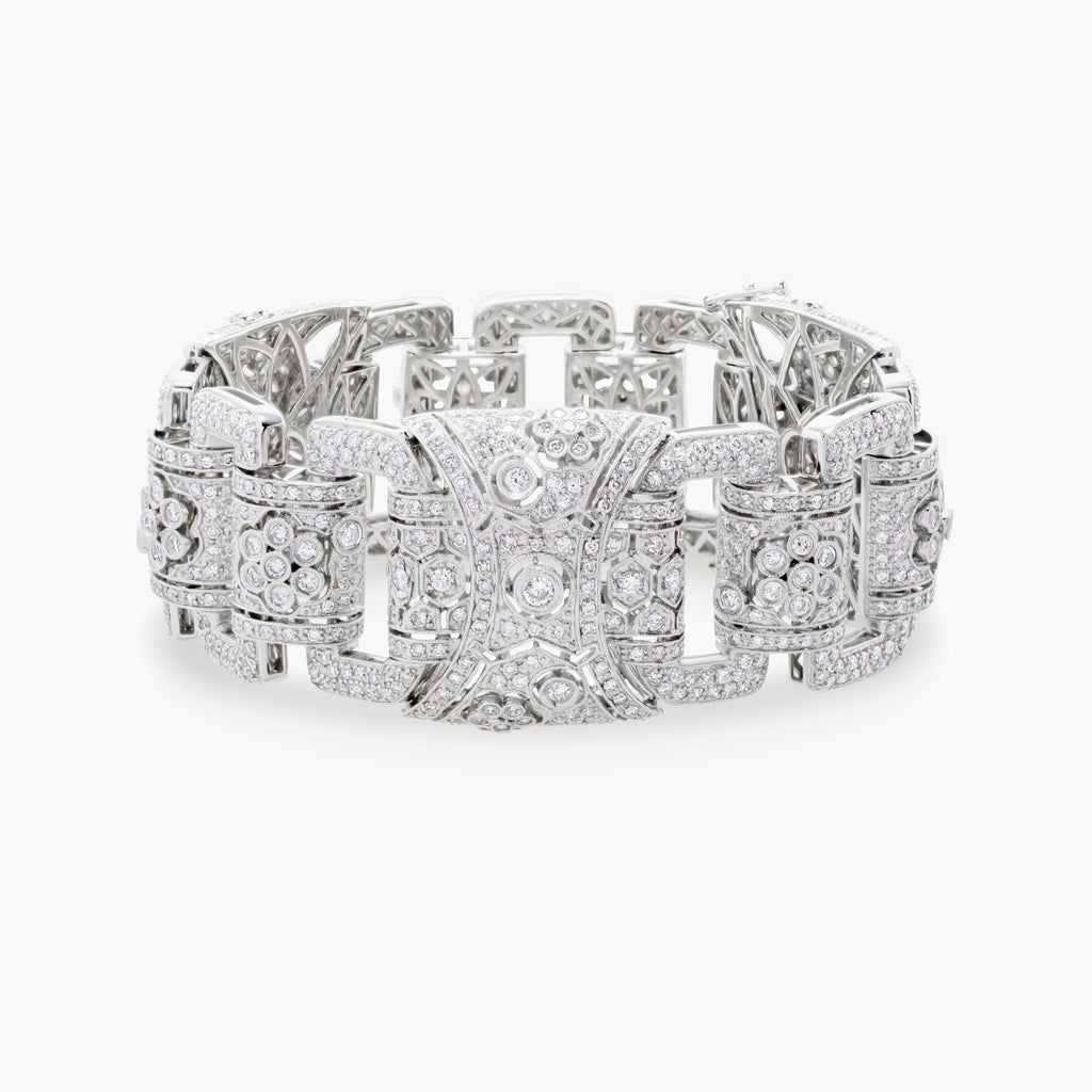 Art Deco-Style Diamond Bracelet