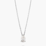 Pear Diamond Pendant Necklace