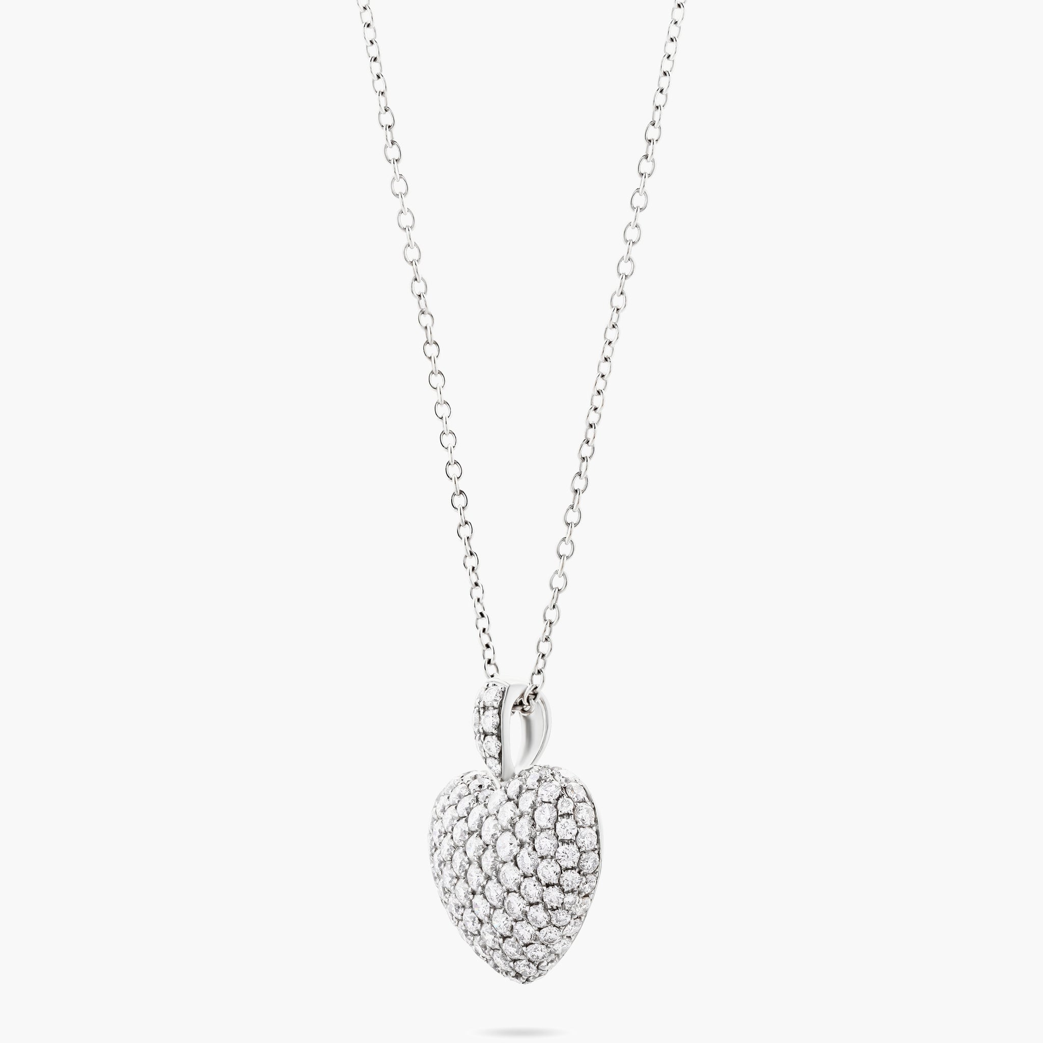 Diamond heart pendant