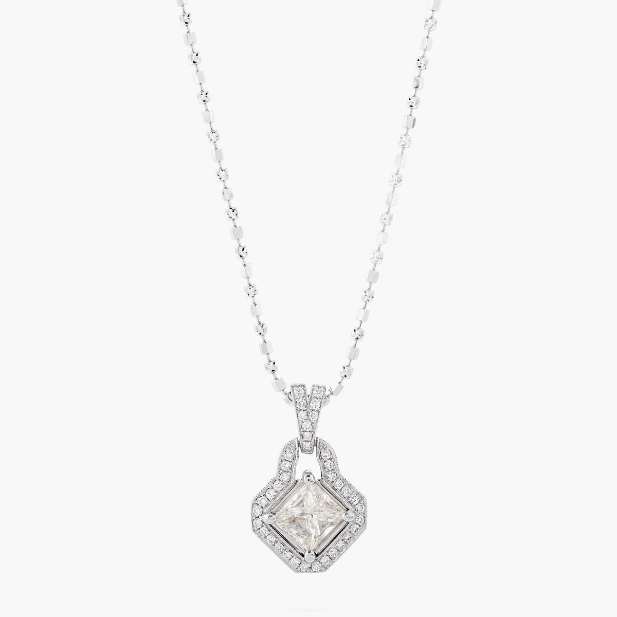 PC diamond pendant & diamond frame