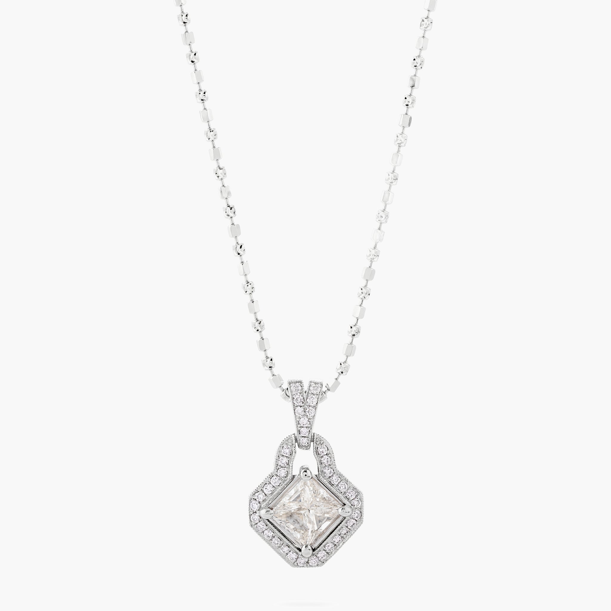 PC diamond pendant & diamond frame