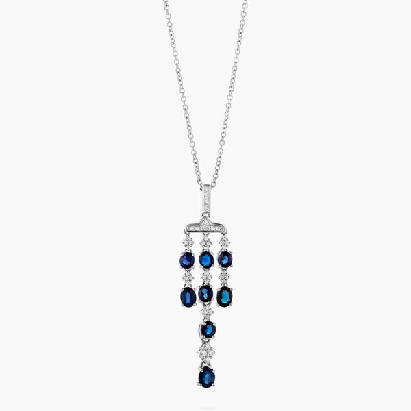 Sapphire and Diamond Pendant