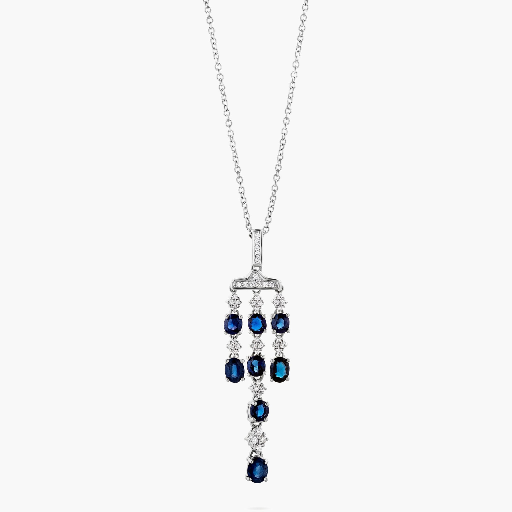 Sapphire and Diamond Pendant
