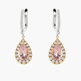 Morganite Drop Earrings