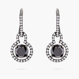 Black Diamond Drop Earrings