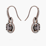 Black Diamond Drop Earrings