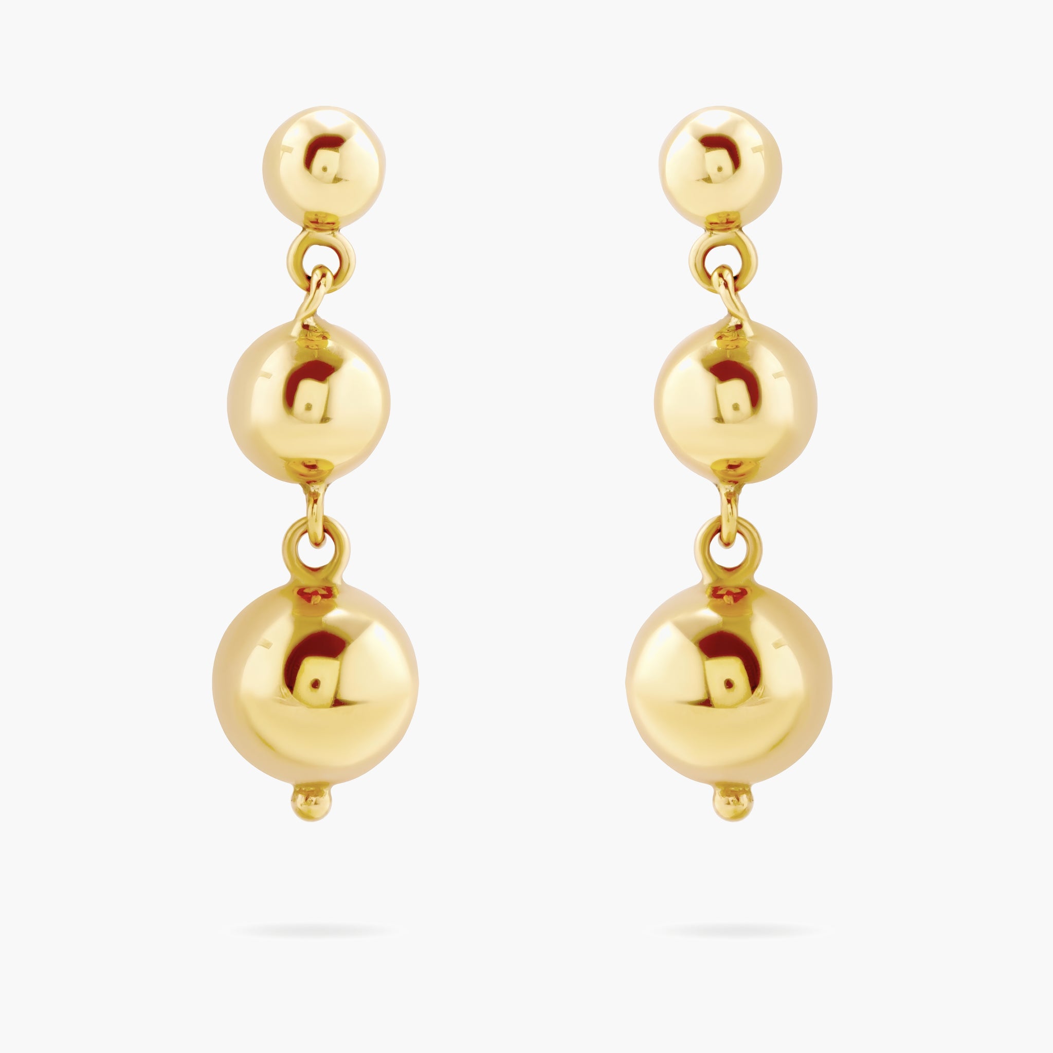 2 Balls drop earrings