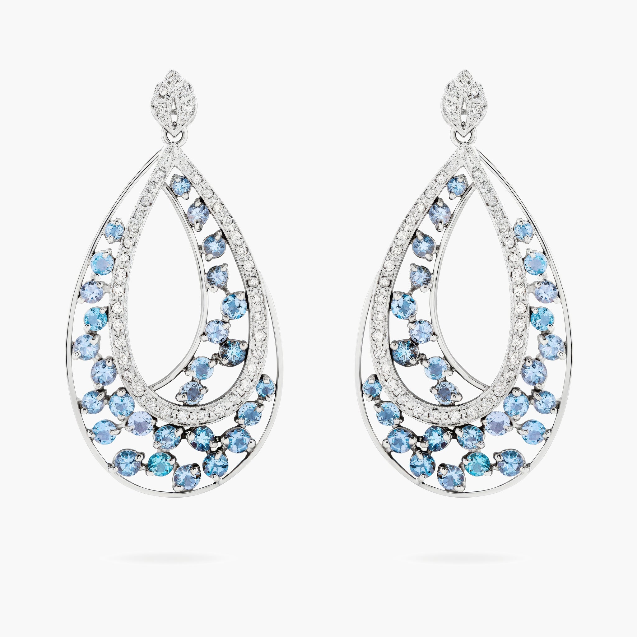 Aquamarine Drop Earrings