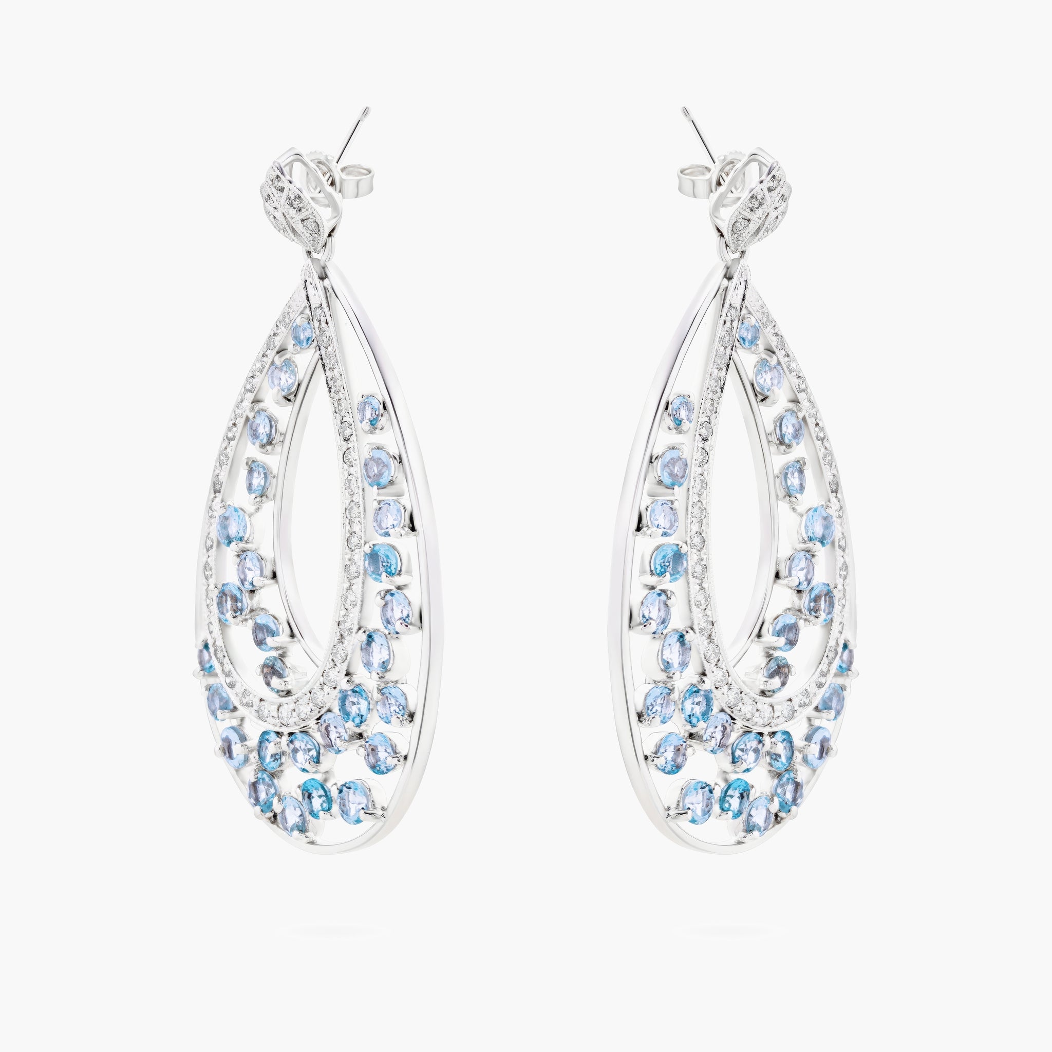 Aquamarine Drop Earrings