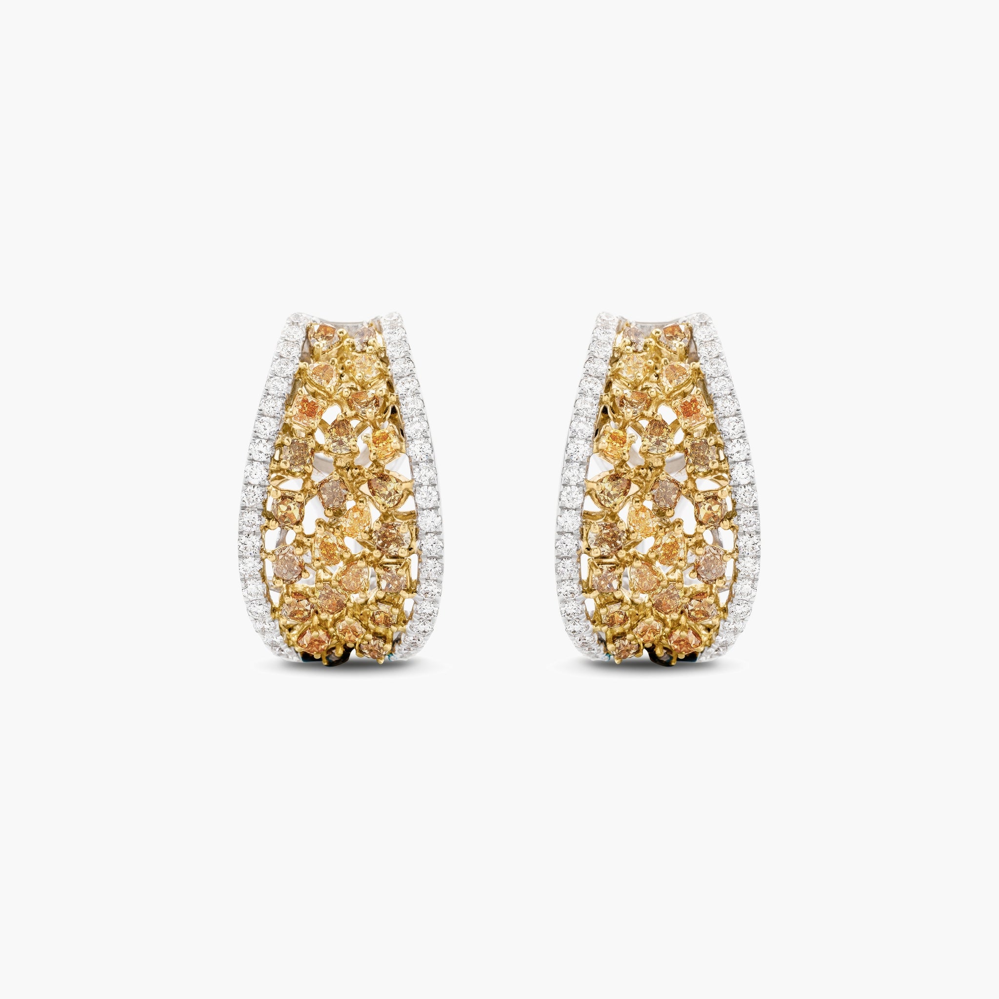 Canary Yellow Diamond Earrings