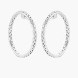 Inside/outside Pave hoops
