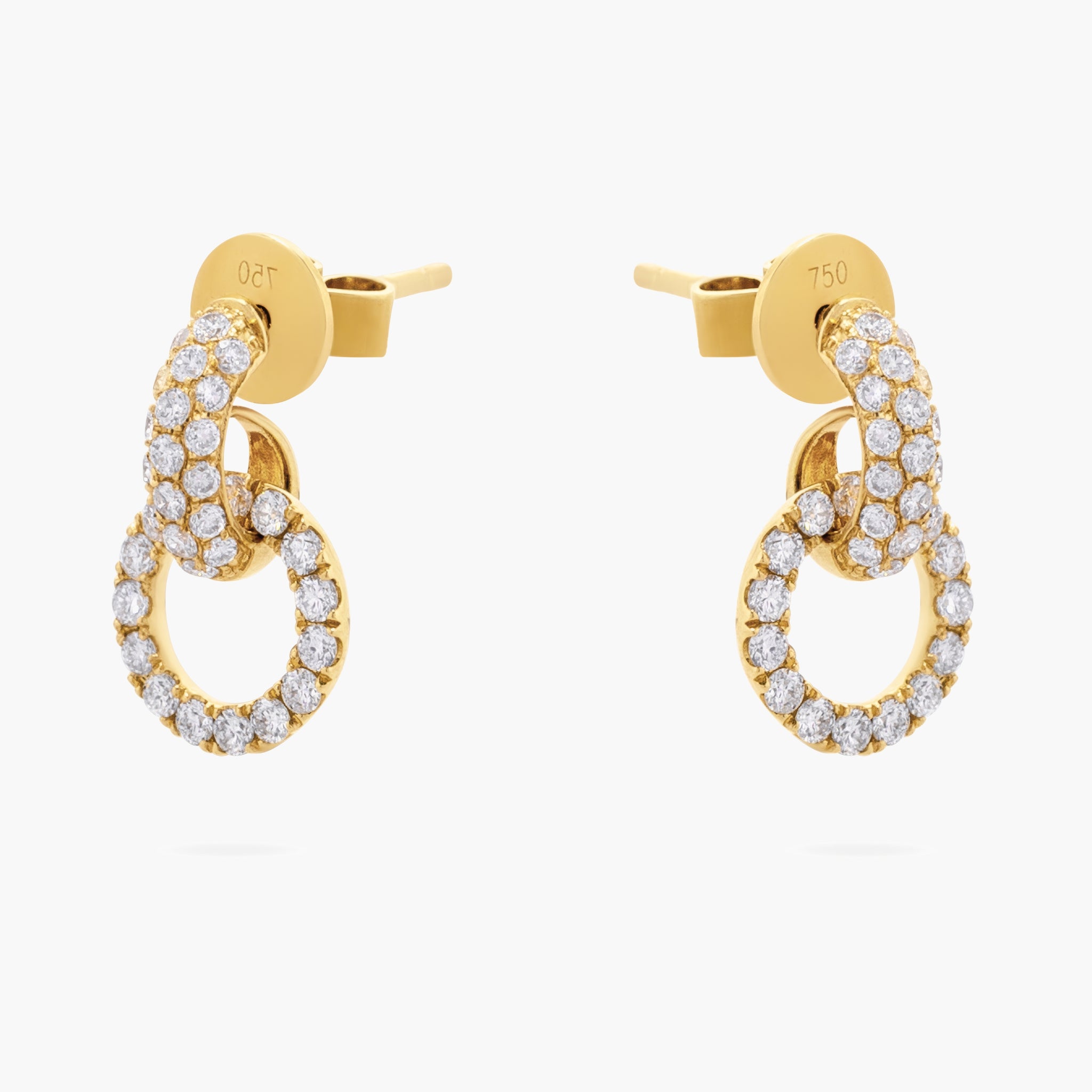 Diamond Pave set earrings