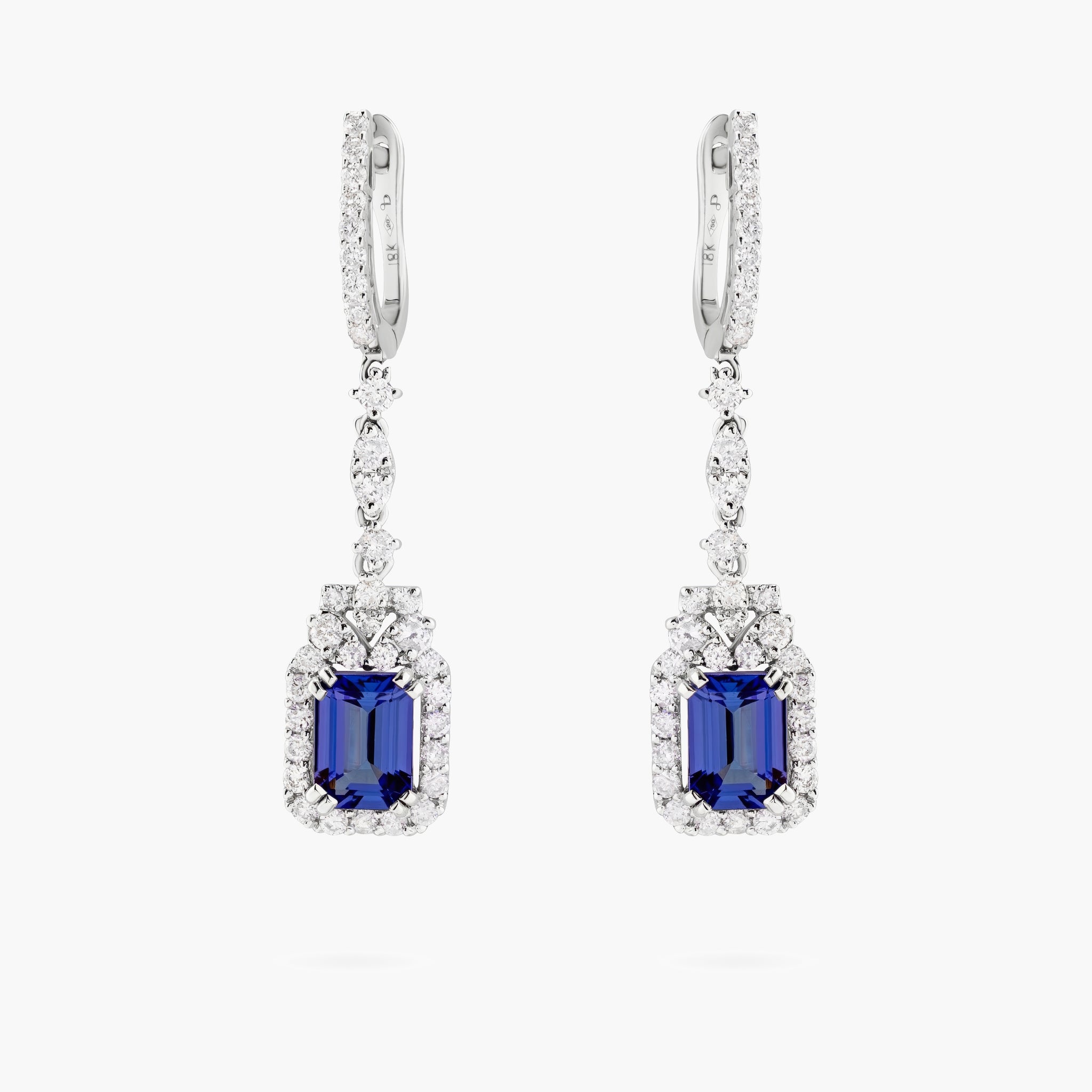Diamond drop earring mounts