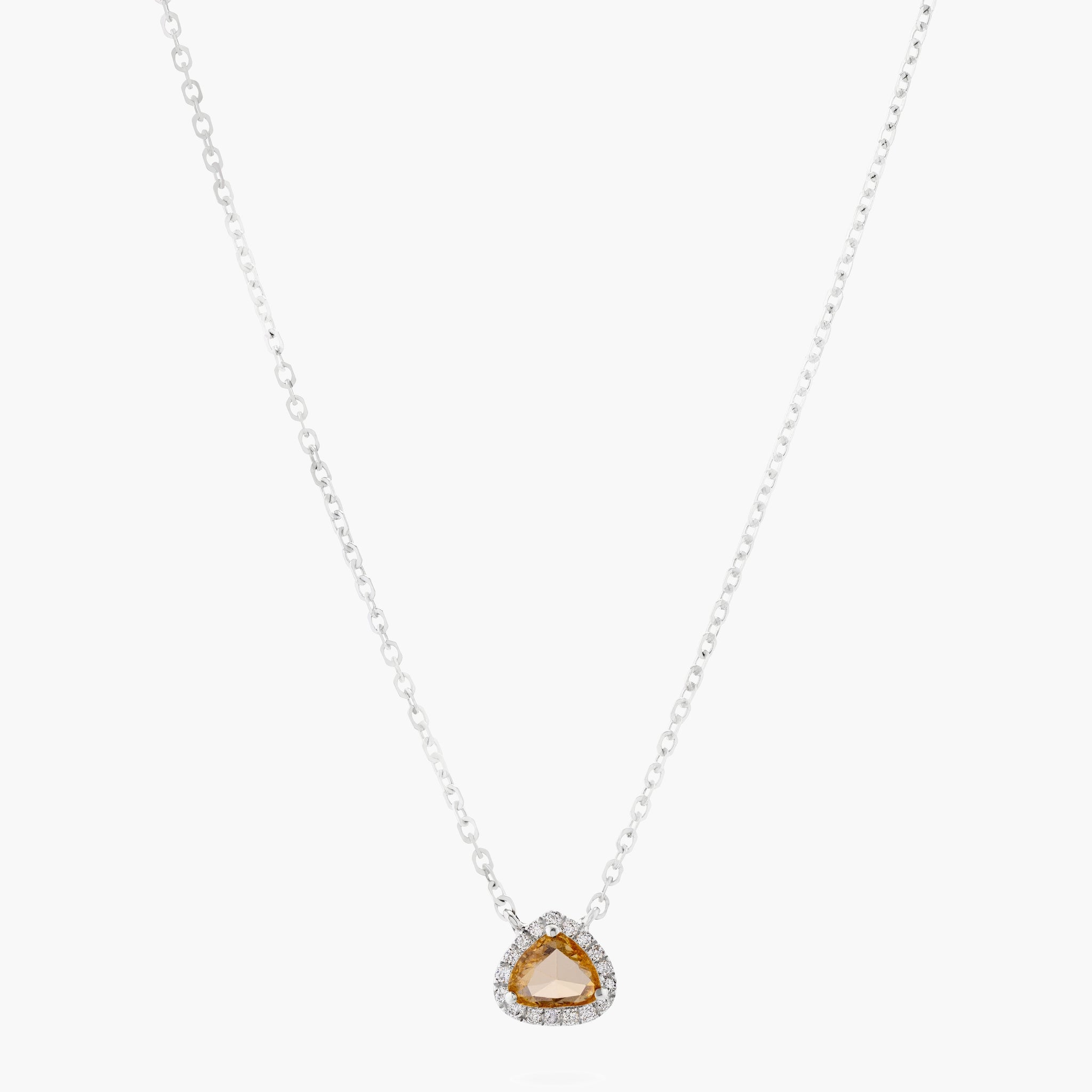 Rose cut yellow diamond