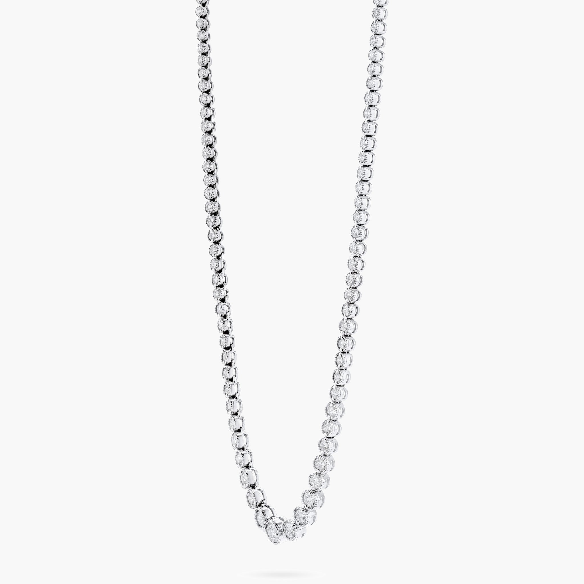Diamond line necklace 1