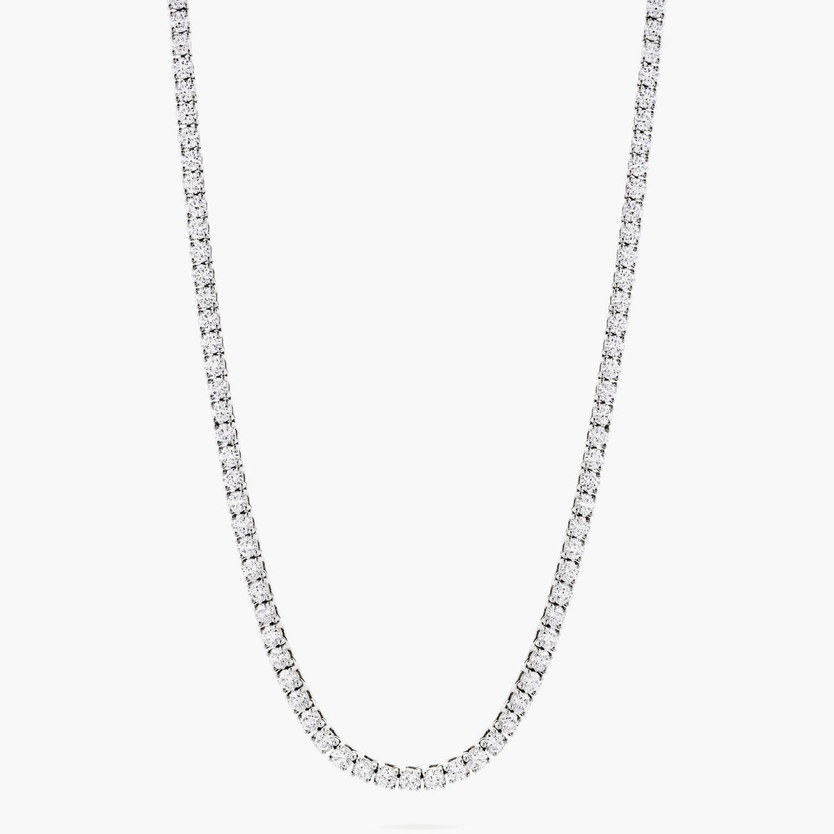 Diamond tennis necklace 16 1/4