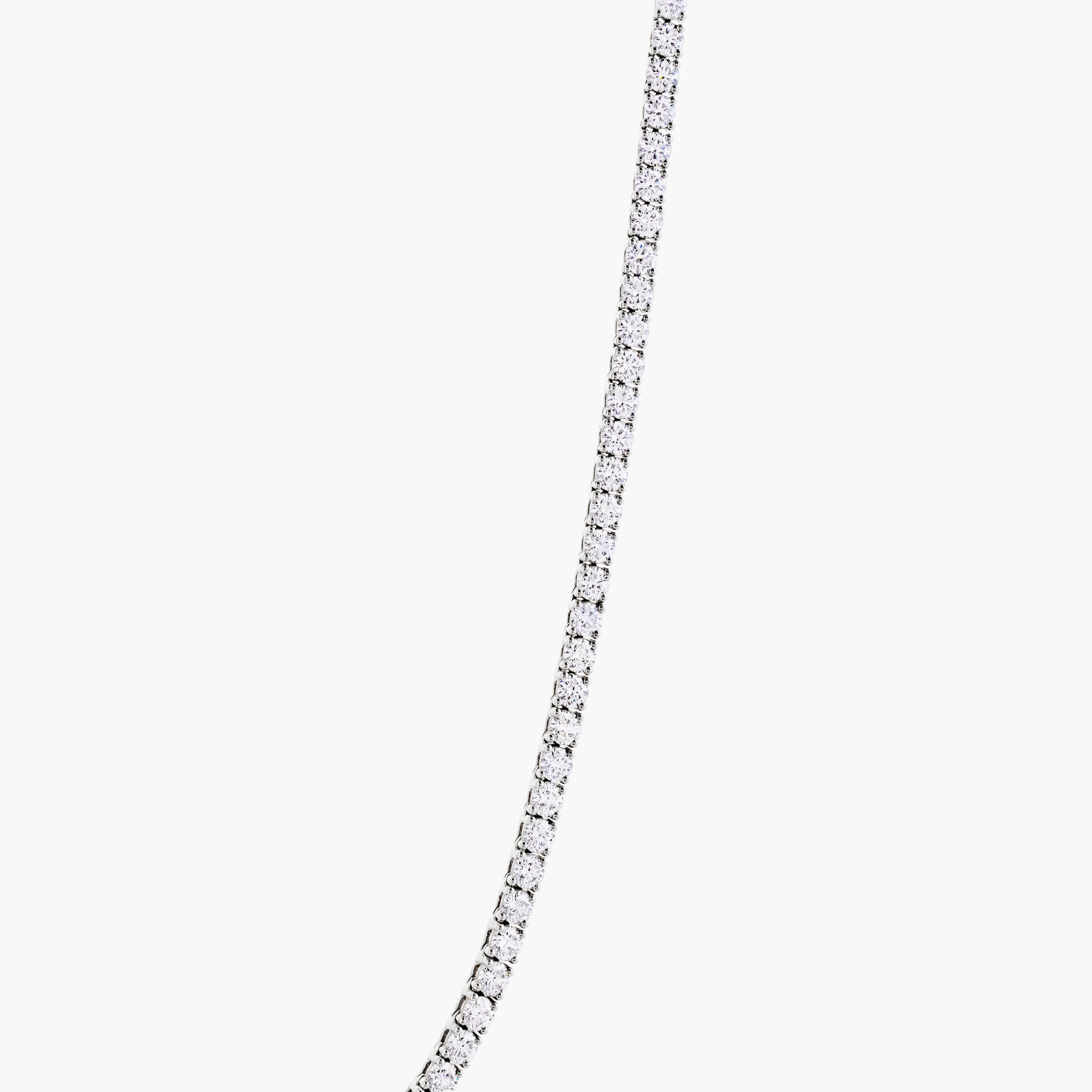 Diamond tennis necklace 16 1/4