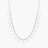 Fancy diamond necklace