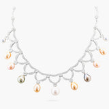 Diamond Pearl necklace