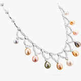 Diamond Pearl necklace