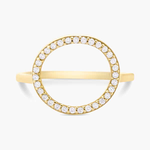 CZ Circle ring