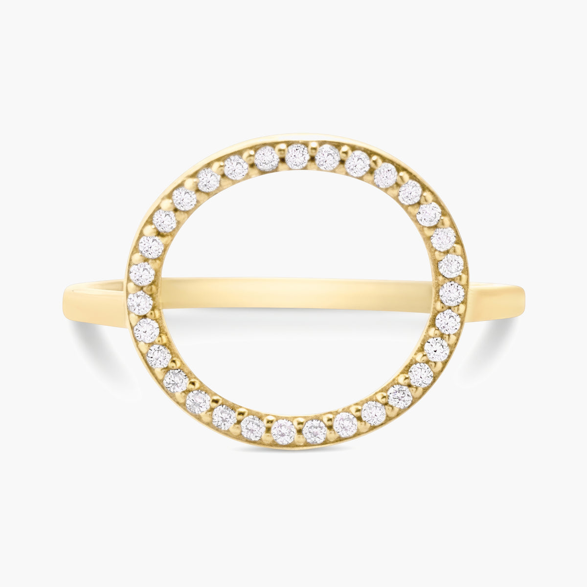 CZ Circle ring