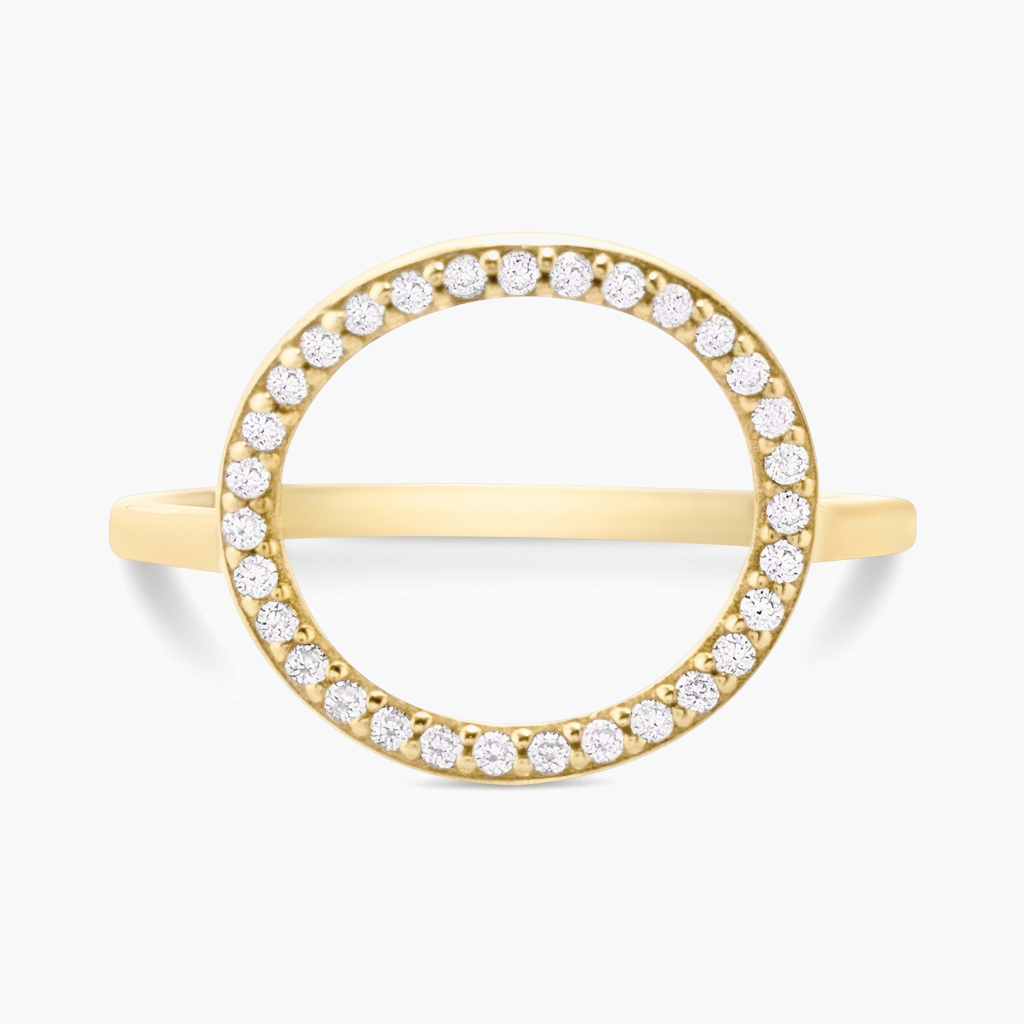 CZ Circle ring