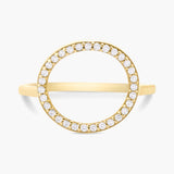 CZ Circle ring