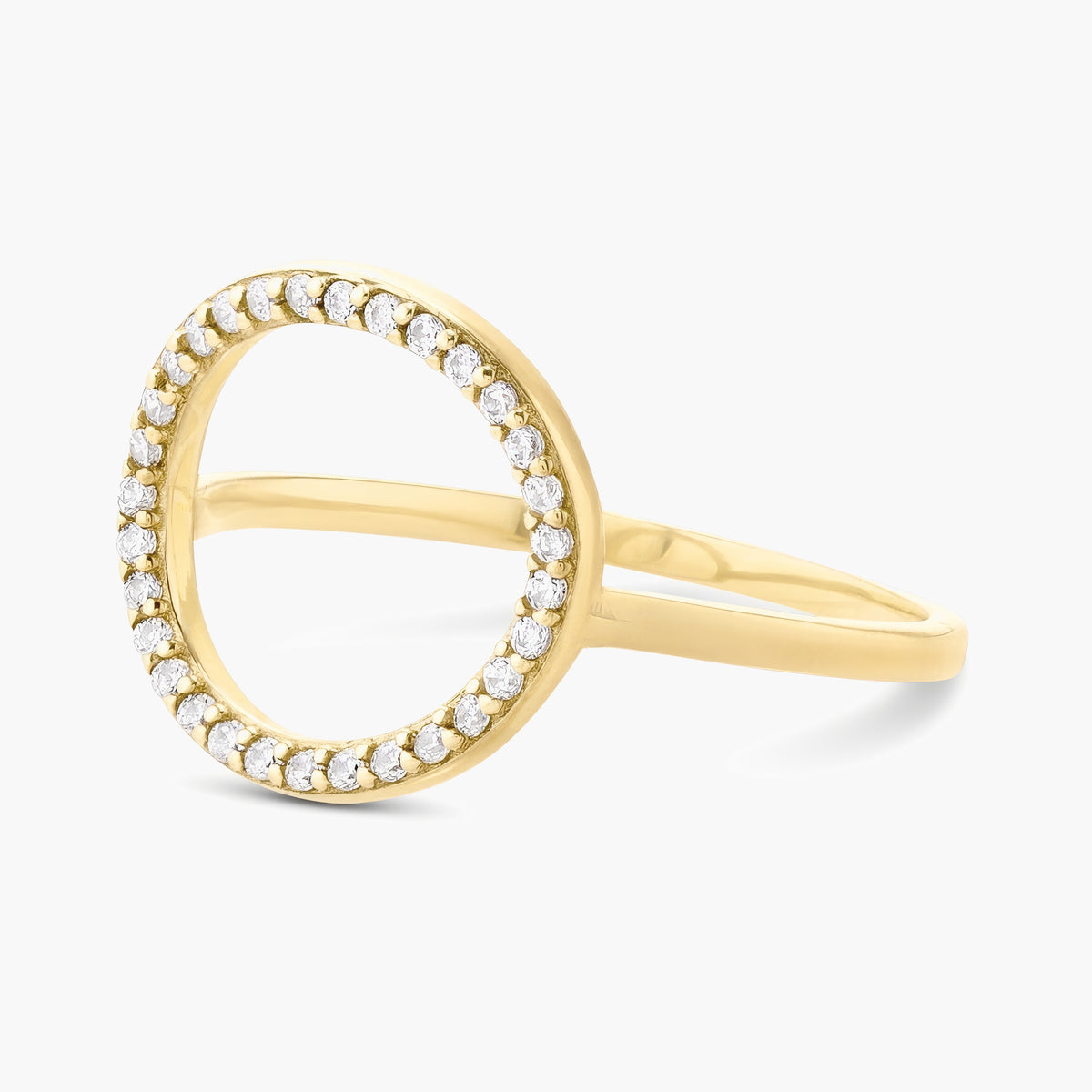 CZ Circle ring