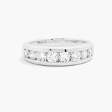 Diamond channel set band