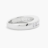 Diamond channel set band