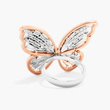 Diamond Butterfly Ring
