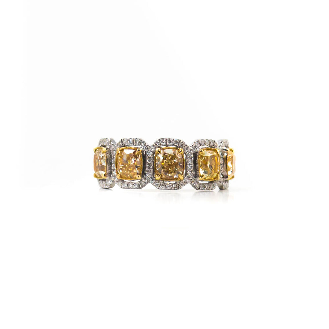Yellow Diamond Ring