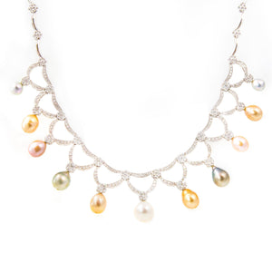 Multicolour Pearl Necklace