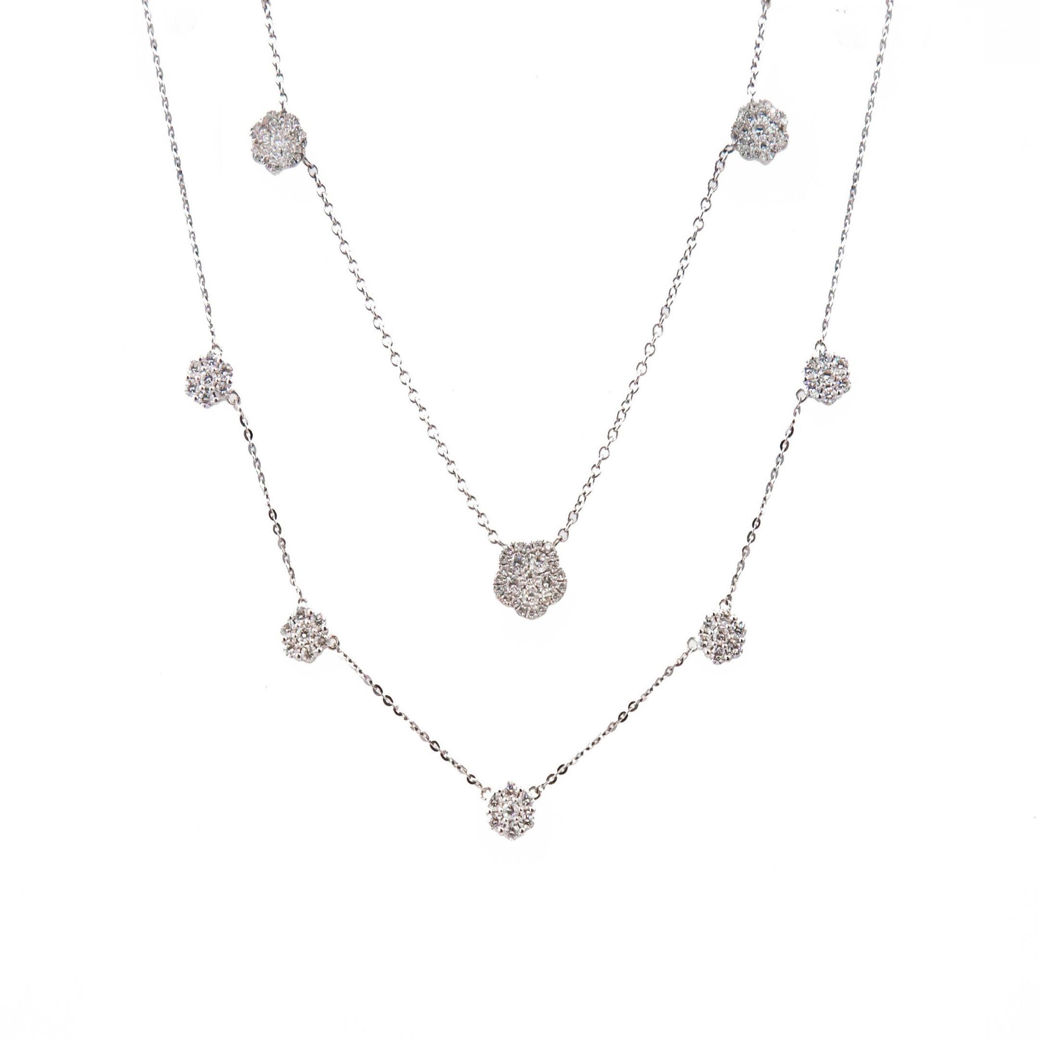 Diamond Station Necklace