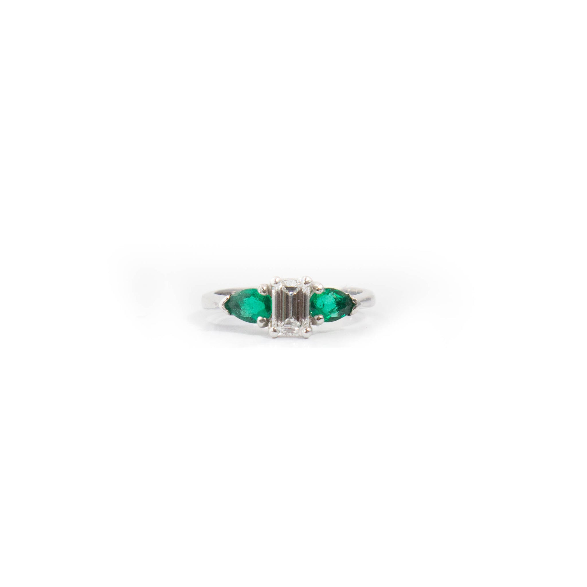Diamond and Emerald Ring