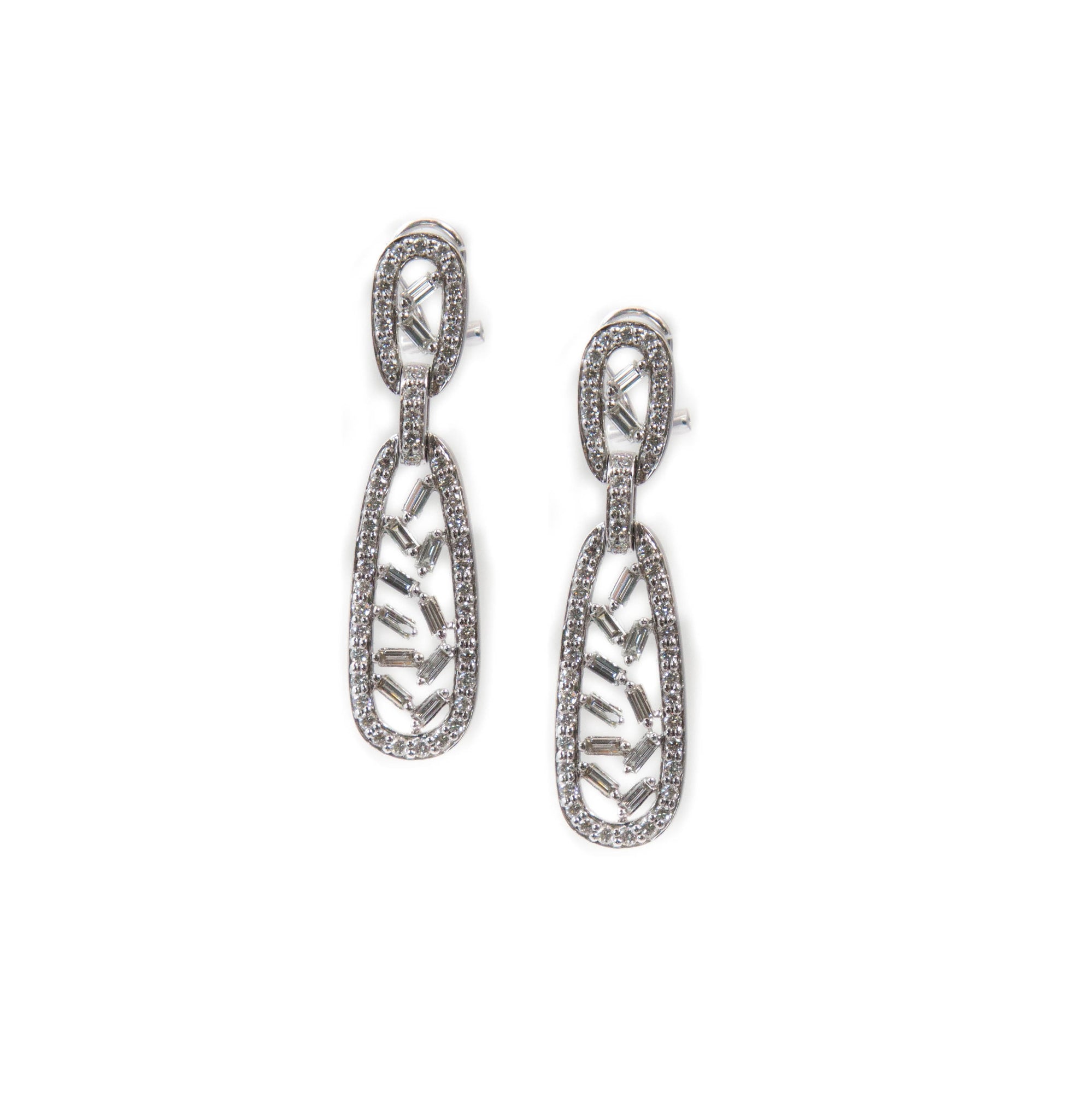 Diamond Drop Earrings