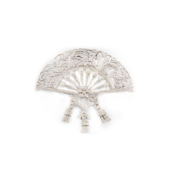 Fan Brooch