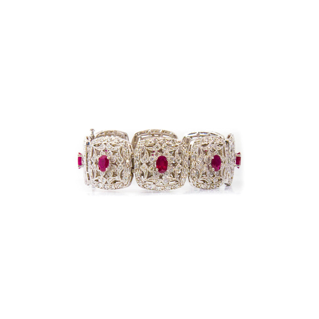 Ruby & Diamond Bracelet