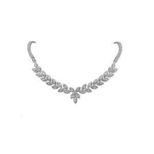 Diamond Leaf Necklace