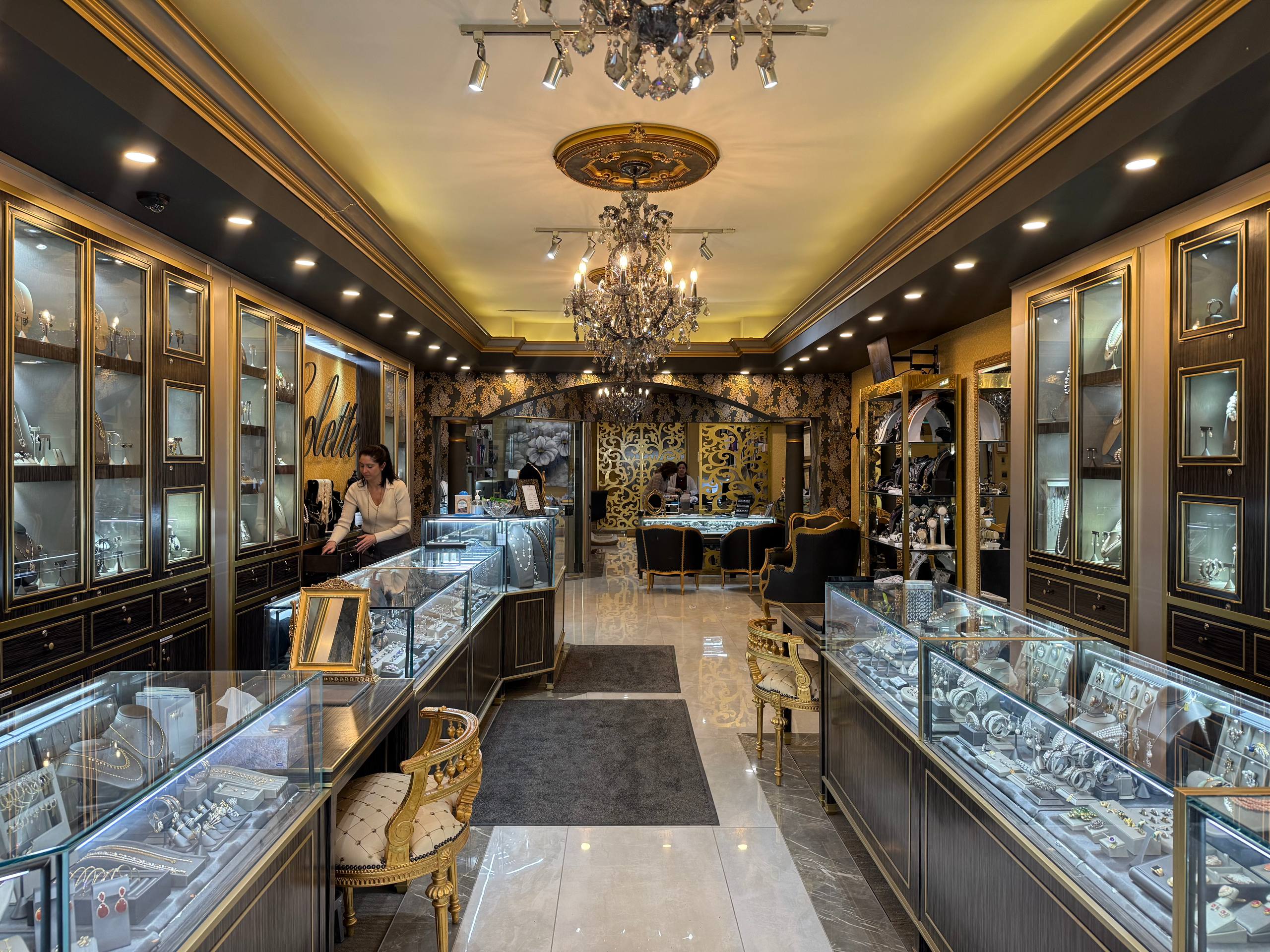 Inside the store
