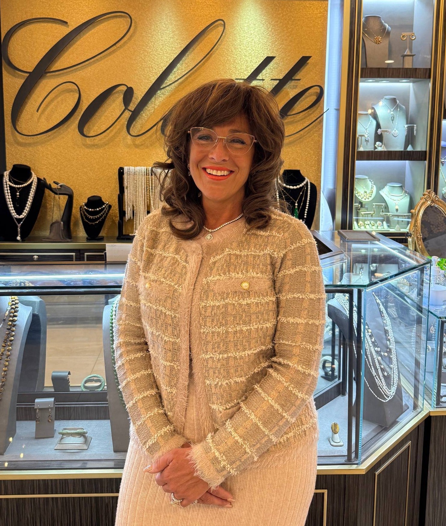 Colette in the store